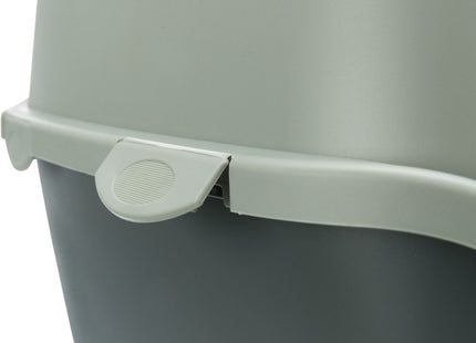 Trixie Be Eco Katzentoilette Vico - mit Haube, anthrazit