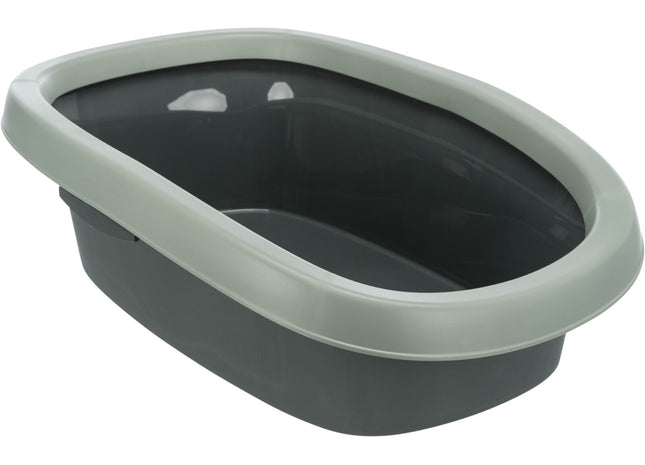 Trixie Be Eco Katzentoilette - anthrazit mit Rand