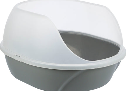 Trixie Katzentoilette Simao - hoher Rand, grau