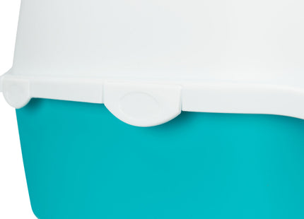 Trixie Katzentoilette Vico türkis/creme klein