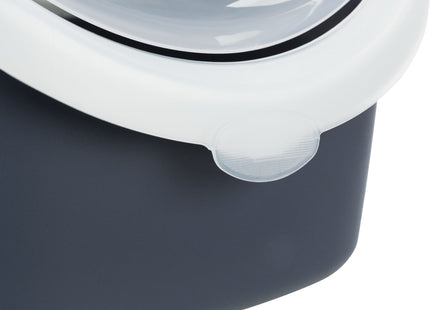 Trixie Katzentoilette Vico Open Top blaugrau/weiss