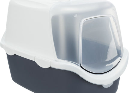 Trixie Katzentoilette Vico Open Top blaugrau/weiss