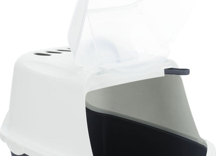 Trixie Katzentoilette Vico Open Top blaugrau/weiss