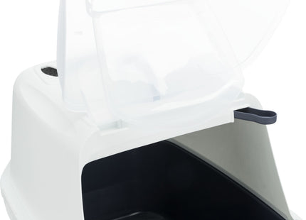 Trixie Katzentoilette Vico Open Top blaugrau/weiss
