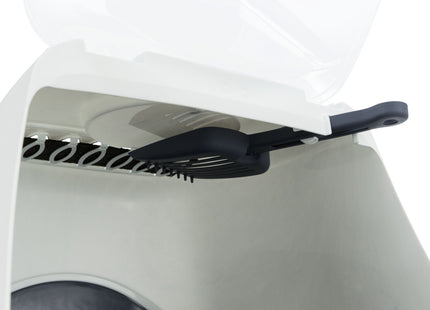 Trixie Katzentoilette Vico Open Top blaugrau/weiss