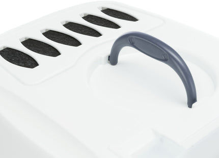 Trixie Katzentoilette Vico Open Top blaugrau/weiss