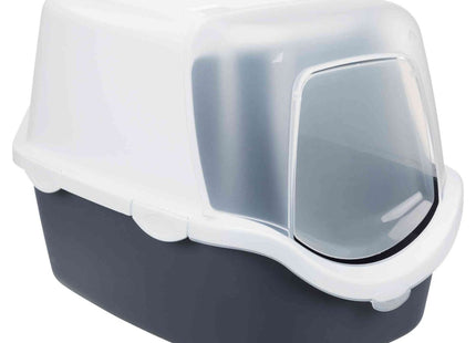 Trixie Katzentoilette Vico Open Top blaugrau/weiss