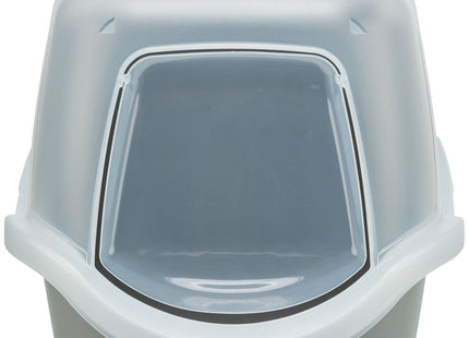 Trixie Vico Katzentoilette - hellgrau/weiss, 40×40×56cm