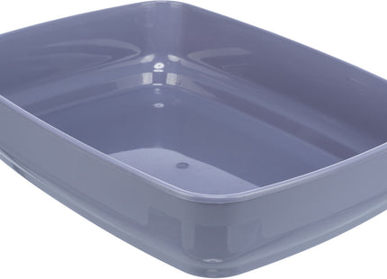 Trixie Katzentoilette Delio grau/weiss mit Rand