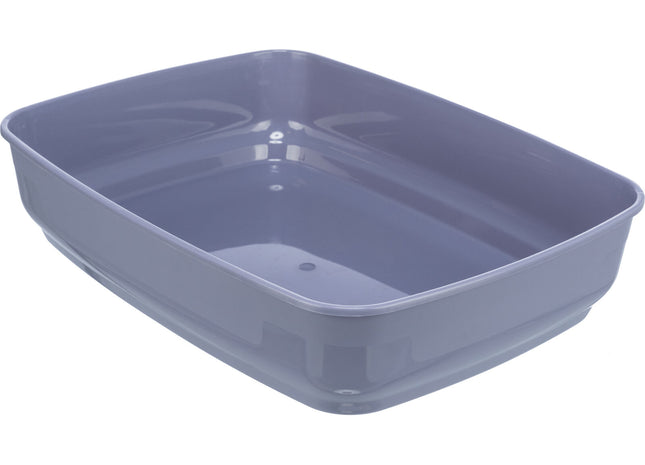 Trixie Katzentoilette Delio grau/weiss mit Rand