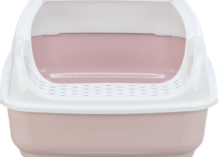 Trixie Delio Katzentoilette – flieder/weiss, mit Rand