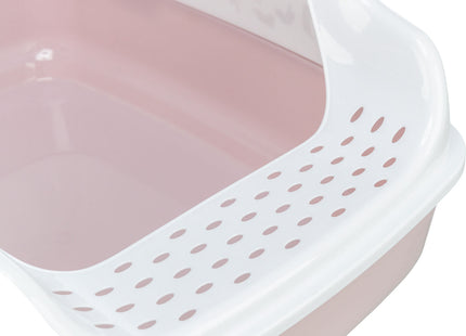 Trixie Delio Katzentoilette – flieder/weiss, mit Rand