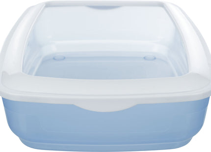 Trixie Katzentoilette Mio mit Rand - hochwertige und geräumige Katzentoilette für Katzen mit Rand