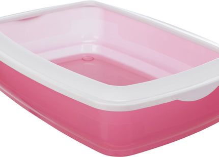 Trixie Katzentoilette Mio mit Rand - hochwertige und geräumige Katzentoilette für Katzen mit Rand