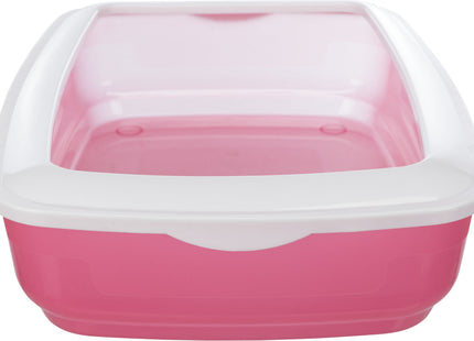 Trixie Katzentoilette Mio mit Rand - hochwertige und geräumige Katzentoilette für Katzen mit Rand