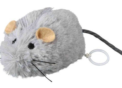 Trixie Zappel-Maus 8.5 cm - interaktives Spielzeug für Katzen