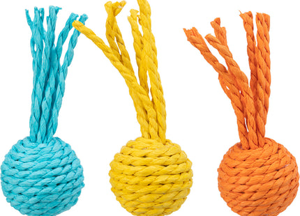 Trixie Rasselball - Papierkordel, 24 Stück Set