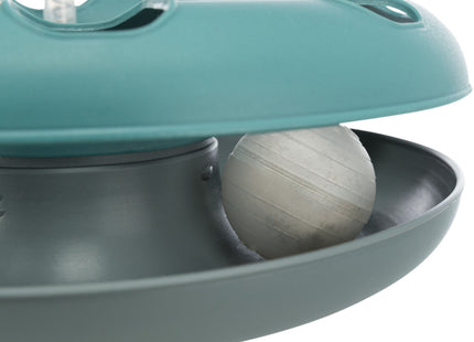 Trixie Spielring mit Fellmaus, 24 cm - Interaktives Katzenspielzeug mit kuscheliger Fellmaus für stundenlangen Spielspass