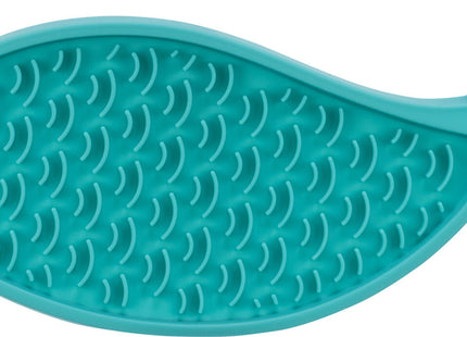 Trixie Lick’n’Snack Platte – Silikon, petrol, 28 cm