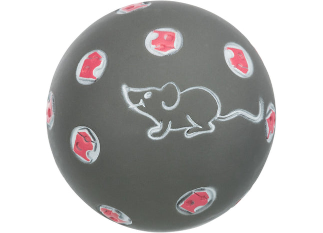 Trixie Snacky Snack Ball für Katzen Ø 7.5 cm, interaktives Spielzeug für Katzen, Futterball für Leckerlis, robustes Kunststoffmaterial, fördert die geistige und körperliche Aktivität der Katze