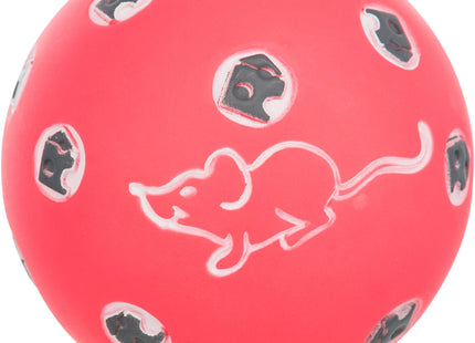 Trixie Snacky Snack Ball für Katzen Ø 7.5 cm, interaktives Spielzeug für Katzen, Futterball für Leckerlis, robustes Kunststoffmaterial, fördert die geistige und körperliche Aktivität der Katze