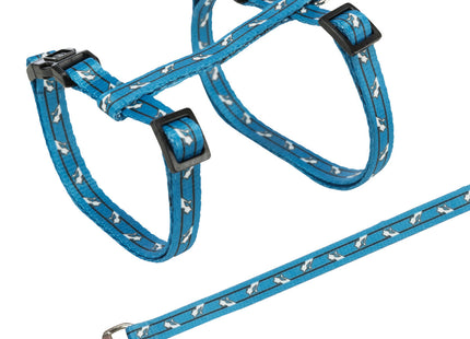 Trixie Katzengarnitur weiss bedruckt mit Katzen