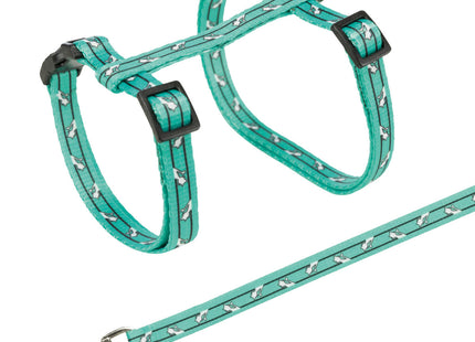 Trixie Katzengarnitur weiss bedruckt mit Katzen