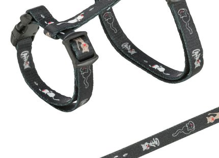 Trixie Garnitur für kleine Katze mit 4 verschiedenen Motiven bedruckt