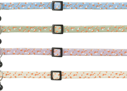 Trixie Katzenhalsband elastisch Pilzmotiv rot