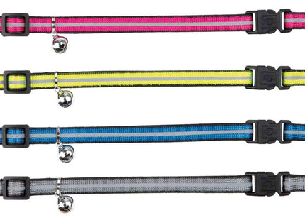 Trixie Katzenhalsband - reflektierend, verstellbar, schwarz
