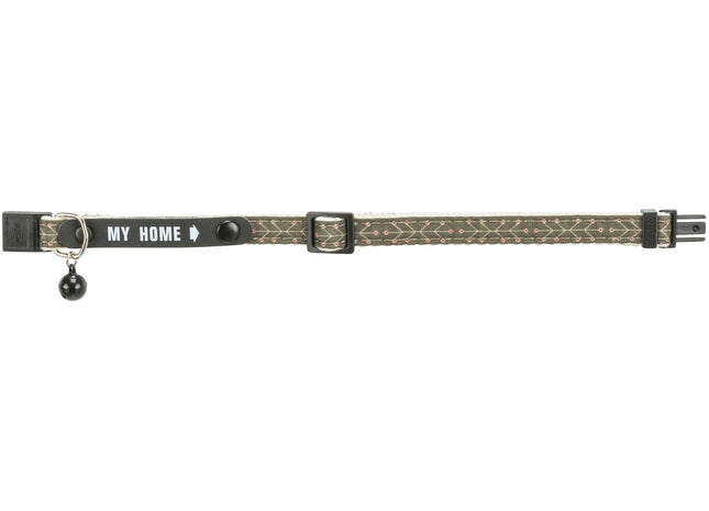 Trixie Katzenhalsband My Home - olivgrün beige