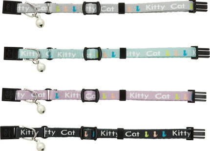 Trixie Kätzchen-Halsband Kitty Nylon - hochwertiges und sicheres Halsband für Kätzchen, verstellbar und bequem, in verschiedenen Farben erhältlich
