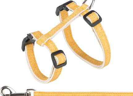 Trixie Katzengeschirr mit Leine - ocker/beige