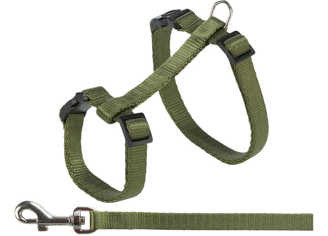 Trixie Katzengeschirr mit Leine – verstellbar, bunt