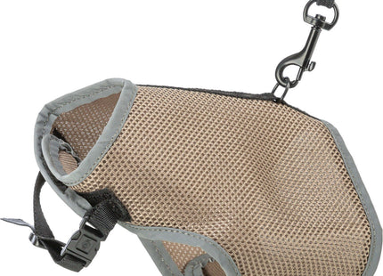 Trixie Softgeschirr Katze taupe mit Leine