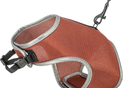 Trixie Softgeschirr Katze mit Leine rost