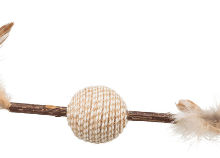 Trixie Matatabi Federspielzeug - Katzenangel 20cm bunt