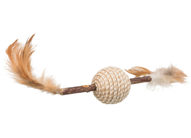 Trixie Matatabi Federspielzeug - Katzenangel 20cm bunt