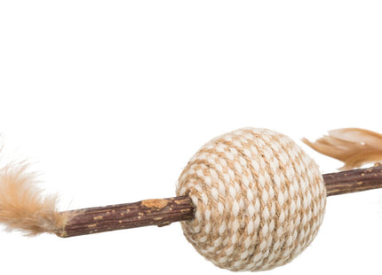 Trixie Matatabi Federspielzeug - Katzenangel 20cm bunt