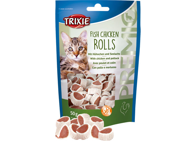 Trixie Esquisita Rolls Poulet - Katzen-Snack, 6 Stück