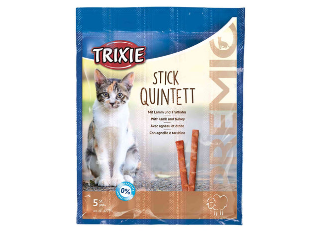 Trixie PREMIO Quadro-Sticks, Lamm/Truthahn, 24Stk. à 4×5g