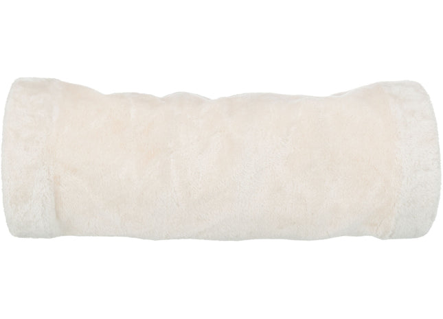 Trixie Crunch Plüschtunnel – Plüsch, beige, ø22cm