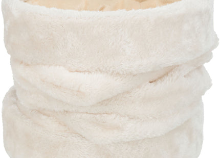 Trixie Crunch Plüschtunnel – Plüsch, beige, ø22cm