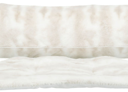 Trixie Spieltunnel Nelli - Plüsch, weiss taupe