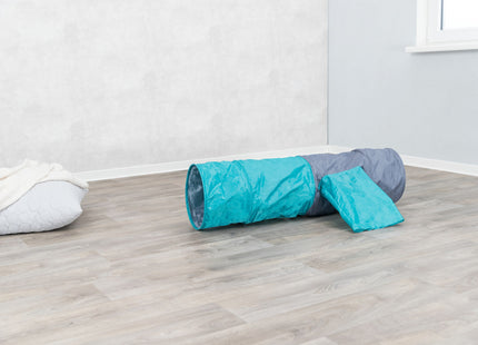 Trixie Crunch Rascheltunnel - Interaktives Spielzeug für Katzen mit knisterndem Material