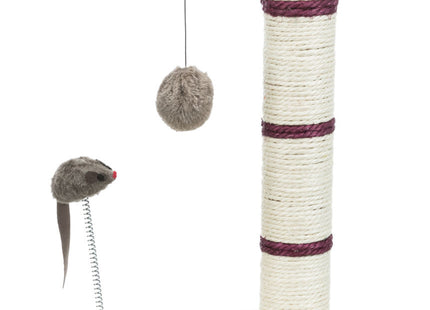 Trixie Kratzbaum mit Catnip, 50 cm - ideal für Katzen zum Krallenwetzen und Spielen