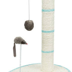 Trixie Kratzbaum mit Catnip, 50 cm - ideal für Katzen zum Krallenwetzen und Spielen