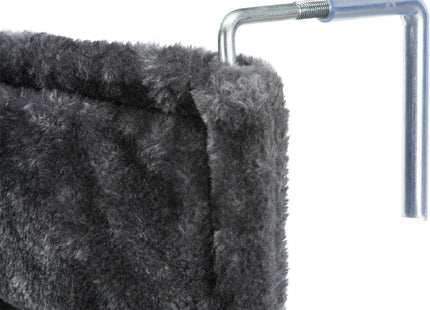 Trixie Kuschelsack für Heizkörper – Plüsch dunkelgrau