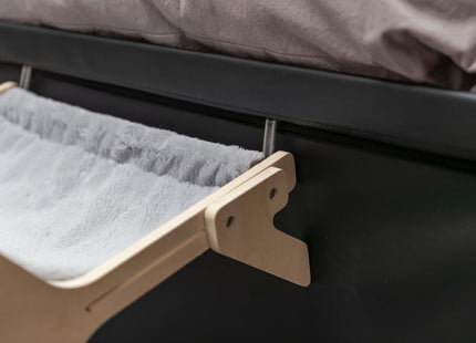 Trixie Hängematte – Holz, grau, 47×24×38 cm