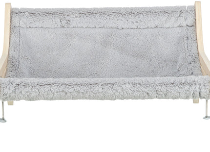 Trixie Hängematte – Holz, grau, 47×24×38 cm